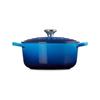 Le creuset cocotte ronde evolution en fonte émaillée 20 cm azure