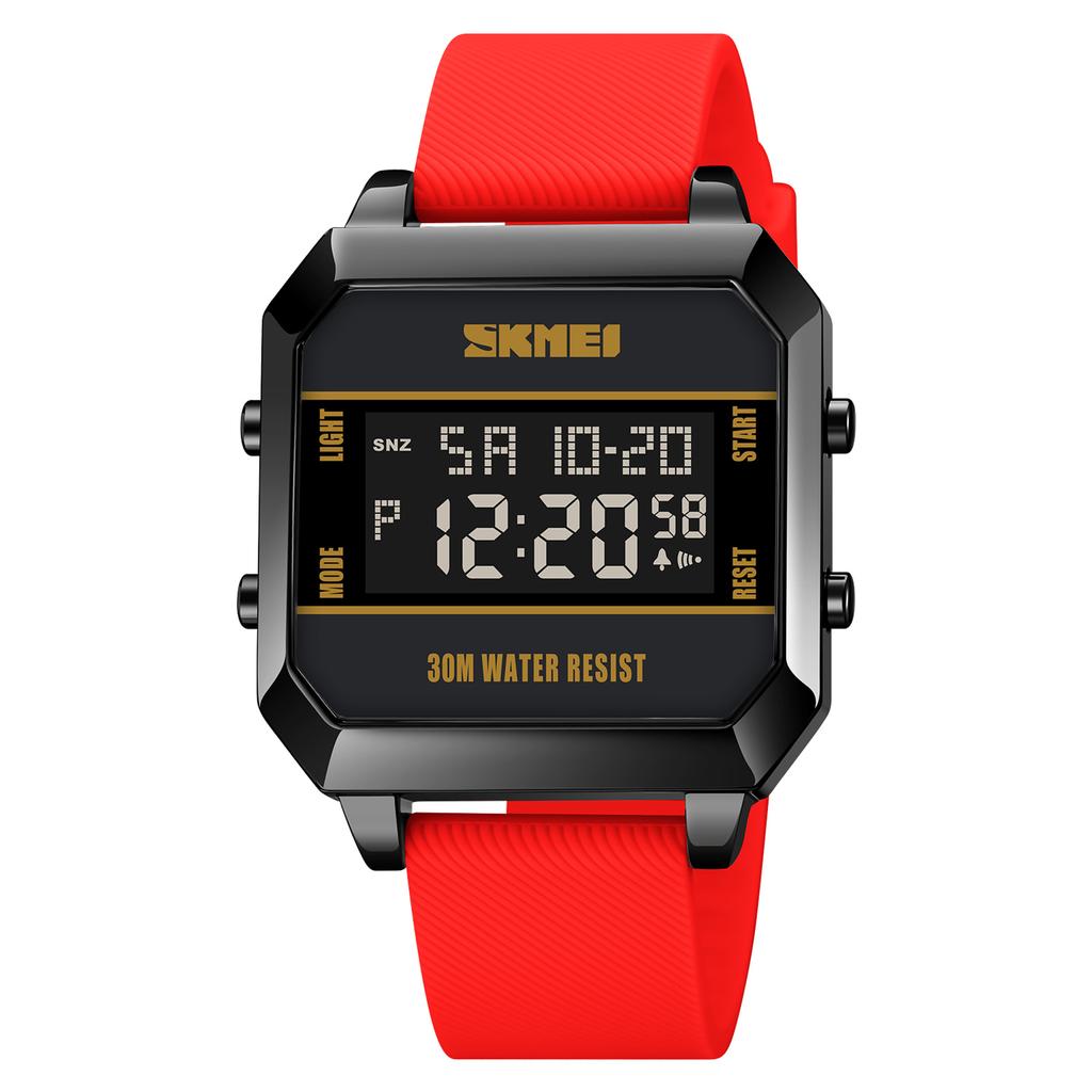 Skmei Digital Watch for Men Women 30M WR Backlight Wrist Watches 1/100 Second Stopwatch Daily