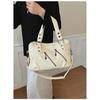 Xeie Thuk Handbag Women PU Leather Multi Pocket Daily Casual
