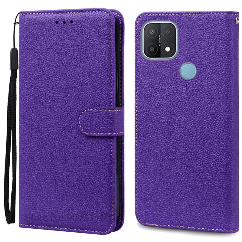 For OPPO A15 Case OPPO A15S Cover Silicone Wallet Flip Cover For OPPO A15 CPH2185 A15S CPH2179 Phone Case Leather Coque Fundas