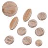 Saxophone Key Buttons Inlays Beige Easy To Install