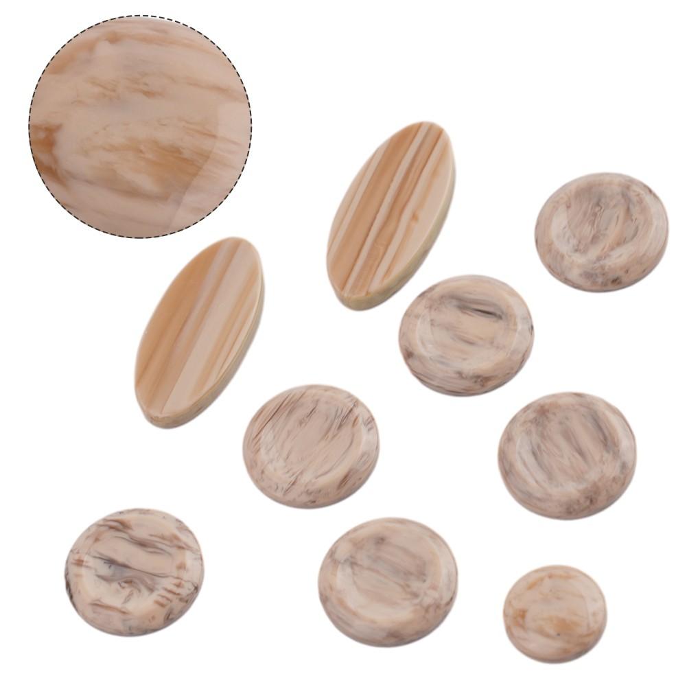Saxophone Key Buttons Inlays Beige Easy To Install