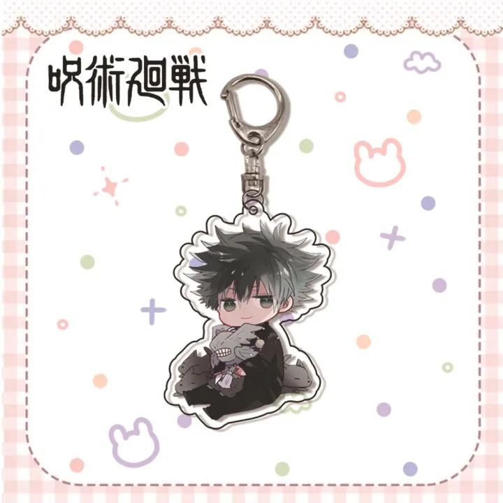 Jujutsu Kaisen Gojo Satoru Itadori Acrylic Keychain 55mm Anime Cosplay Accessory