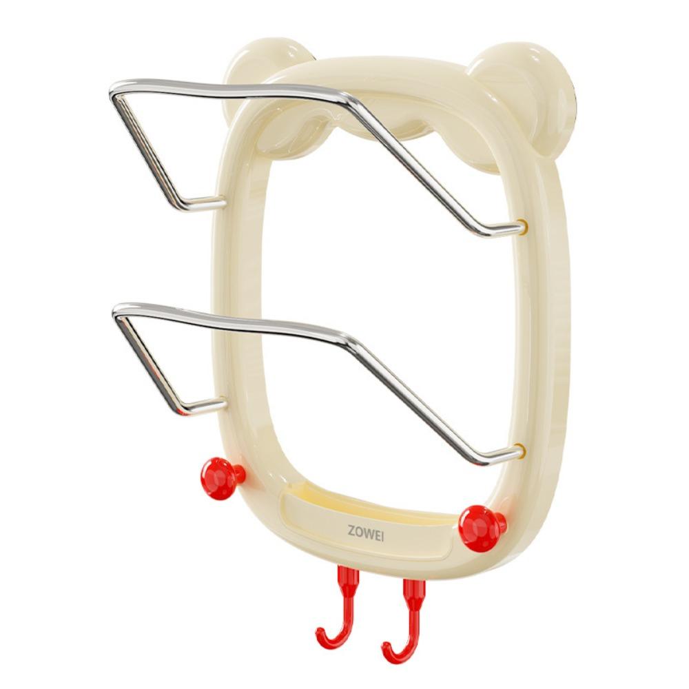 

Настенный держатель для крышек кастрюль на присосках, двухслойный, держатель для хранения крышек сковородок, держатель для разделочной доски