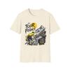 Unisex Loose Cotton Streetwear Short Sleeve T-Shirt, Gothic Anime Back Print Tee of Death Note Misa Amane T-Shirt