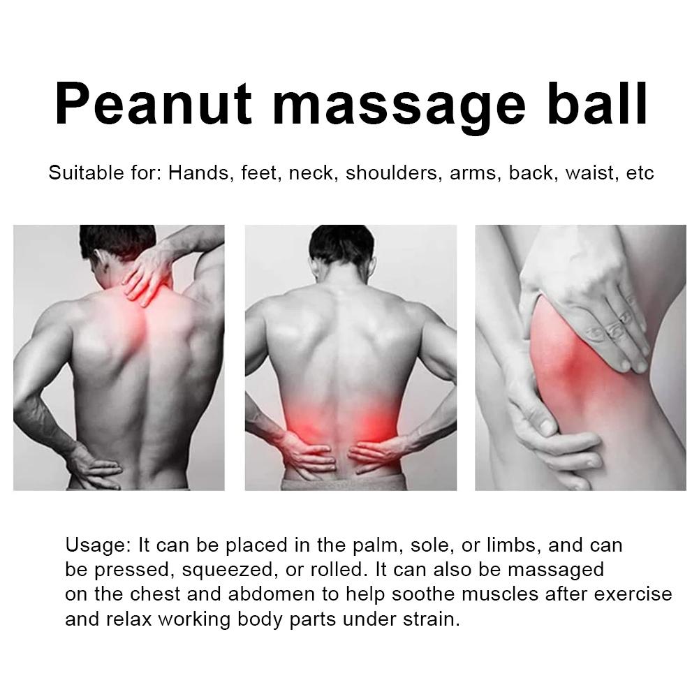 Erdnuss Massage Igelball Igelball Massageball Erdnuss Massagerolle Triggerpunkt Igelball für Hand-/Fußmassage