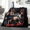 Gaga Print Flannel Blanket High Quality Warm Comfortable Cover for All Seasons Perfect for Gifts Home Decor
