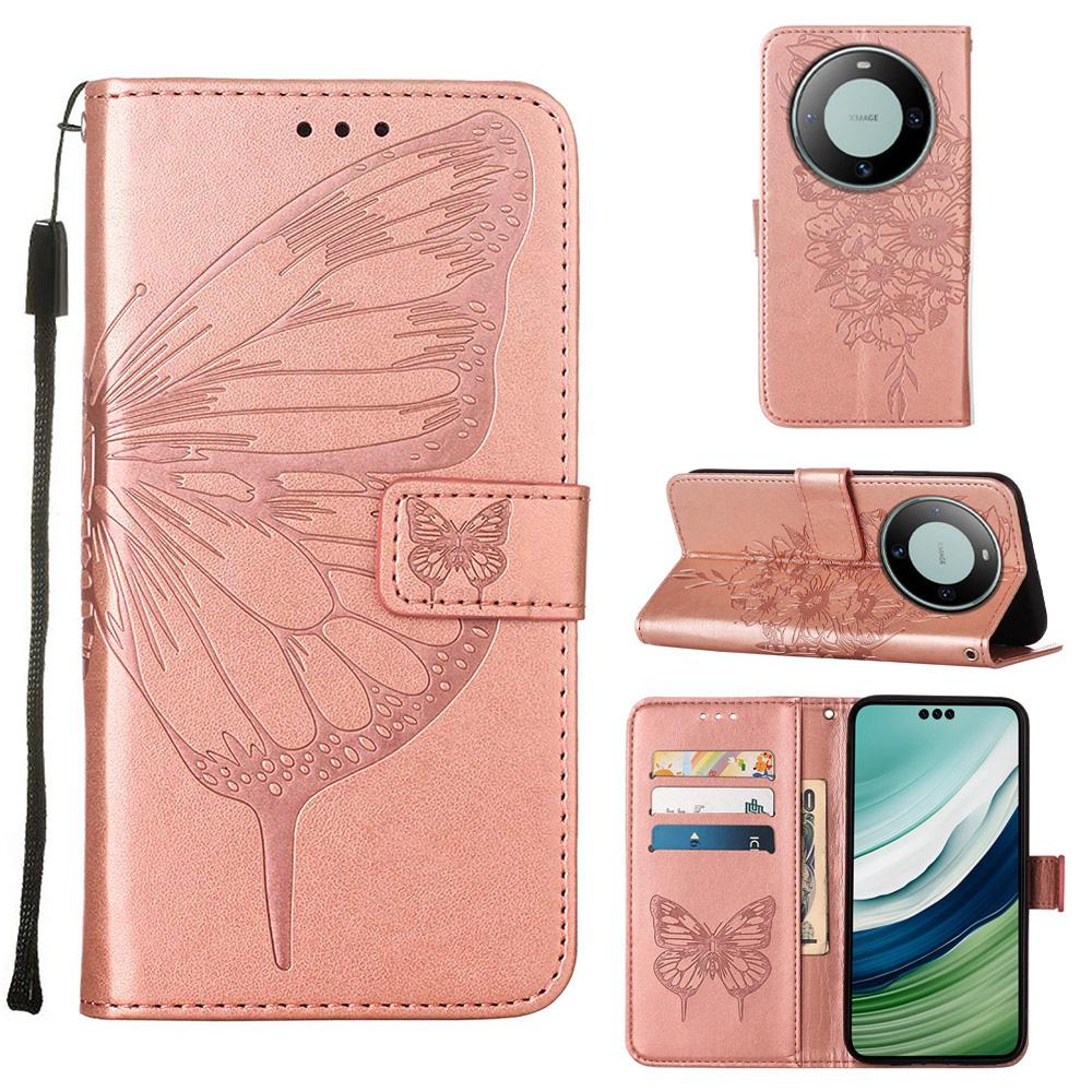 Honor X9B X8B X7B Case Flip Leather Wallet Butterfly Folding Leather Cases For Honor Magic 6 Lite Card Stand Phone Book Cover