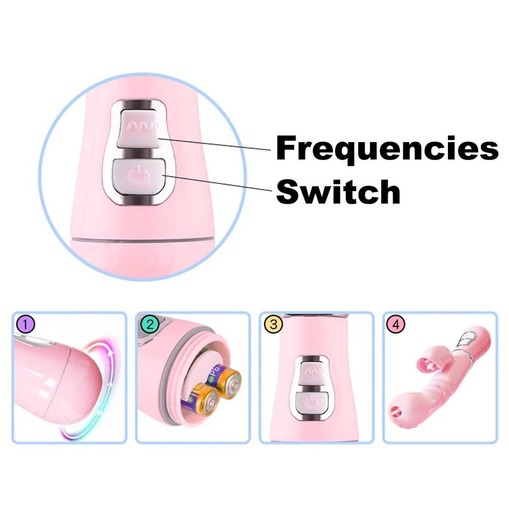 3 Teile/satz Vibratoren für Frauen 12 Modus Vibrierende Anal Zunge Lecken Klitoris Stimulator G spot Massager Erotisches Sex Spielzeug für Frauen