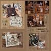Frekyar Assorted Sticker Collage Large Cute Planner Stylish Cute Collage Vintage Sticker Retro Alphabet the Materials, Flakes, Capacity, Girls, Decor,