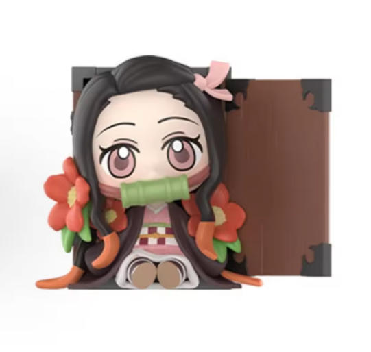 Demon Slayer Tanjiro Kamado Nezuko Anime Cartoon Figur Blind Box Kreative Personalisierte Statue Modell Ornament Überraschungsgeschenkbox