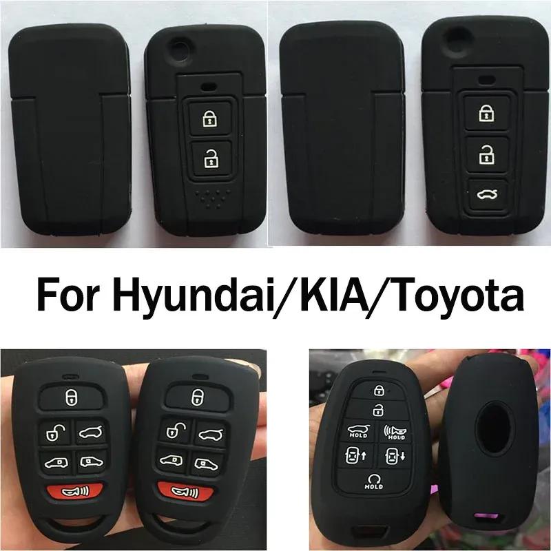 Car-styling auto accessories Silicone Remote Key Cover Fob Case For For Hyundai / KIA / Toyota