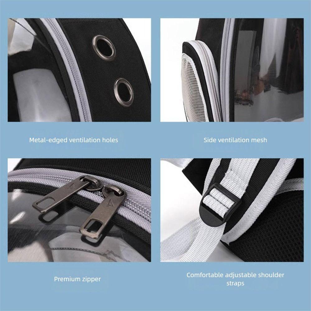 Transparent Pet Cat Carrier Breathable Cat Backpack Portable Pet Handbag  Pet Travel