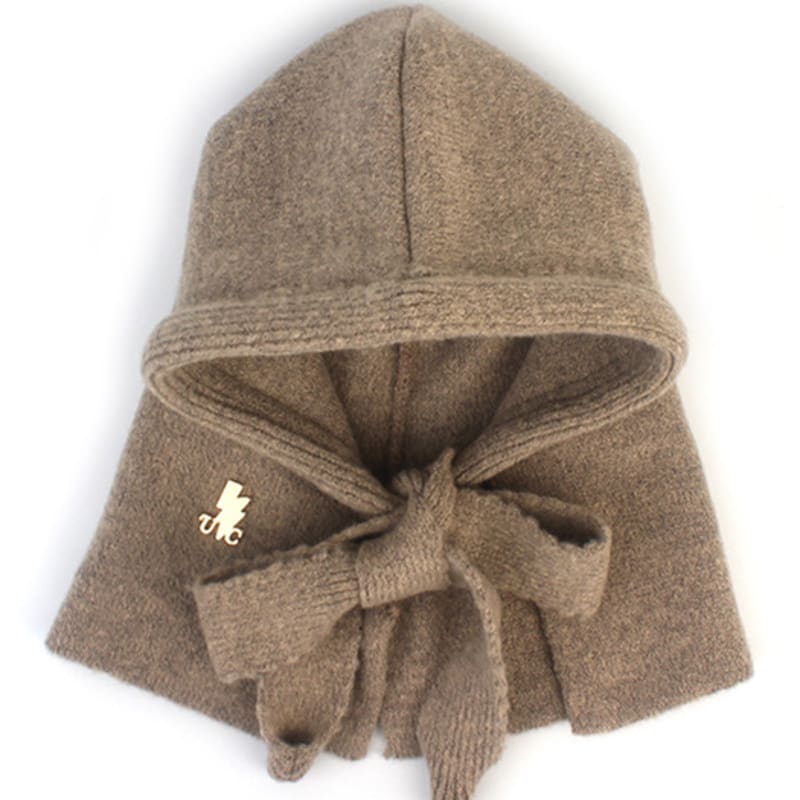 

Универсальная химия Шерстяной ремешок Бежевая открытая балаклава FREE