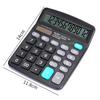 12-digit Large Lcd Display Calculator Standard Function Calculator With Solar & Battery Dual Power For Home Basic Desktop Office