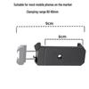 Aluminum Alloy Selfie Stick Tripod: Vertical/Horizontal Shooting, Metal Phone Clip, Cold/Hot Shoe Mount for Vlog & Live Broadcast