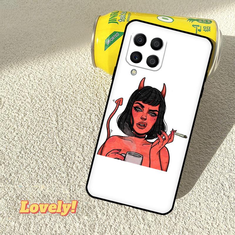 Devil Woman Case For Samsung Galaxy M11 M55 M14 M34 M54 M12 M32 M52 M15 M13 M06 M16 M36 M56 M31 M53 M35