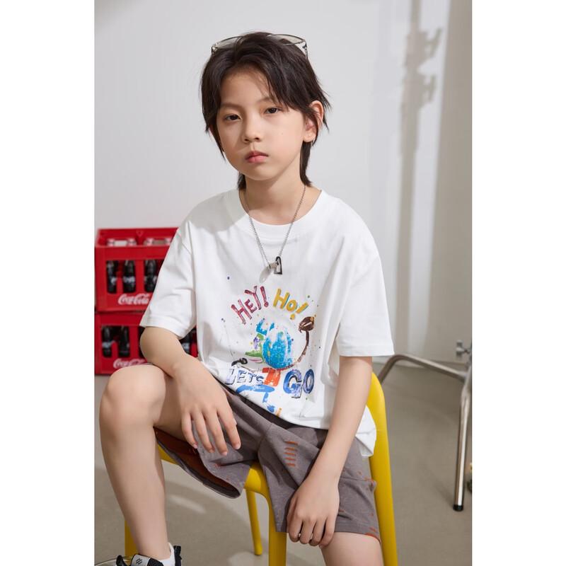 Kids' Cool-Touch Cartoon Print Short Sleeve T-Shirt
