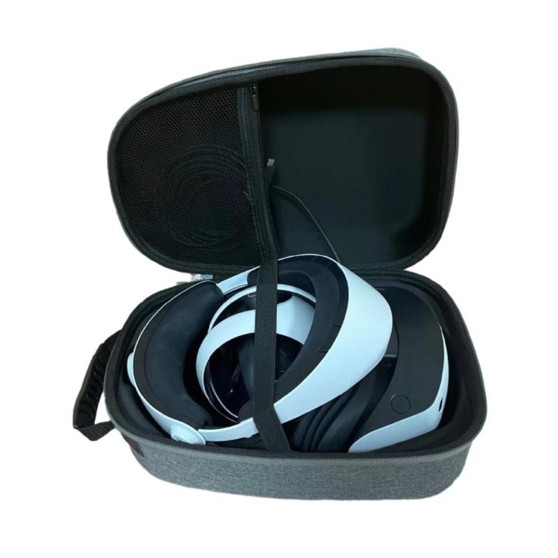 Tragbare Hartschalen-Tasche für PS VR2 Headset Aufbewahrungstasche Schutzhüllen Halter für die Aufbewahrung zu Hause Handtasche Innenhalter Tablett