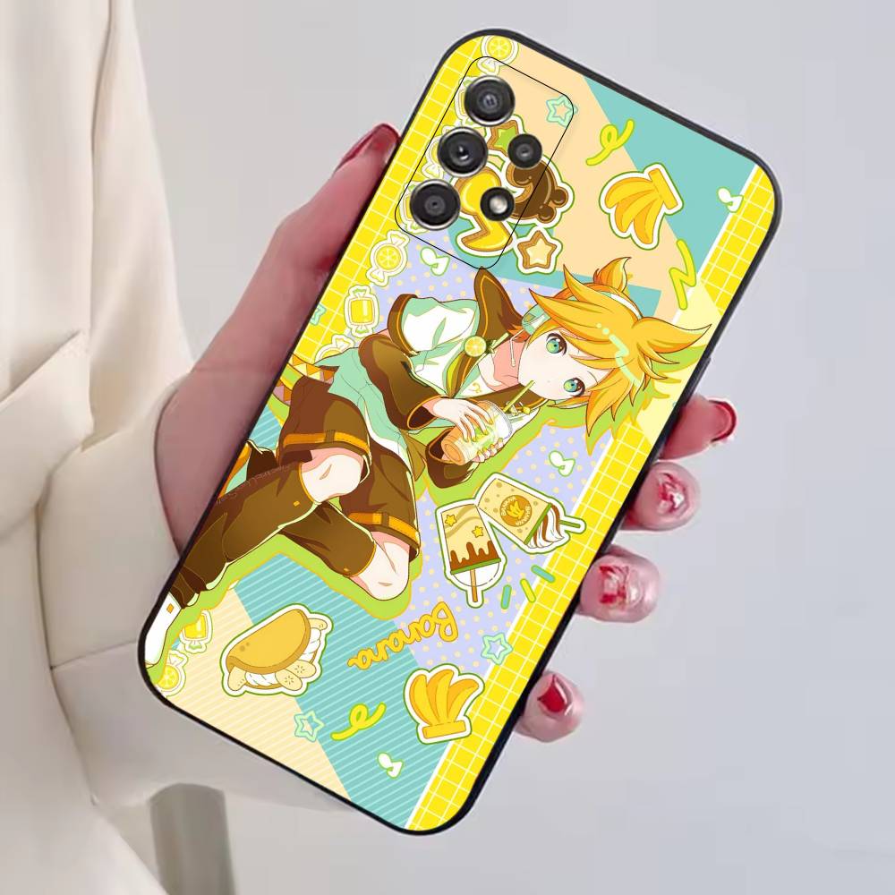 

Чехол для телефона Game Project Sekai Kagamine Len для Samsung S25, S24, S21, S22, S23, S30, Ultra, S20, Plus, Fe, Lite, Note, 10, Черный чехол Samsung S235G