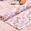 Winter Cat Bed Flannel Fleece Pet Mat Sleeping Pad Soft Warm Dog Blanket