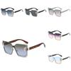 Gradient Elegant Casual Lens Resin Metal Sunglasses Summer Protection Uv