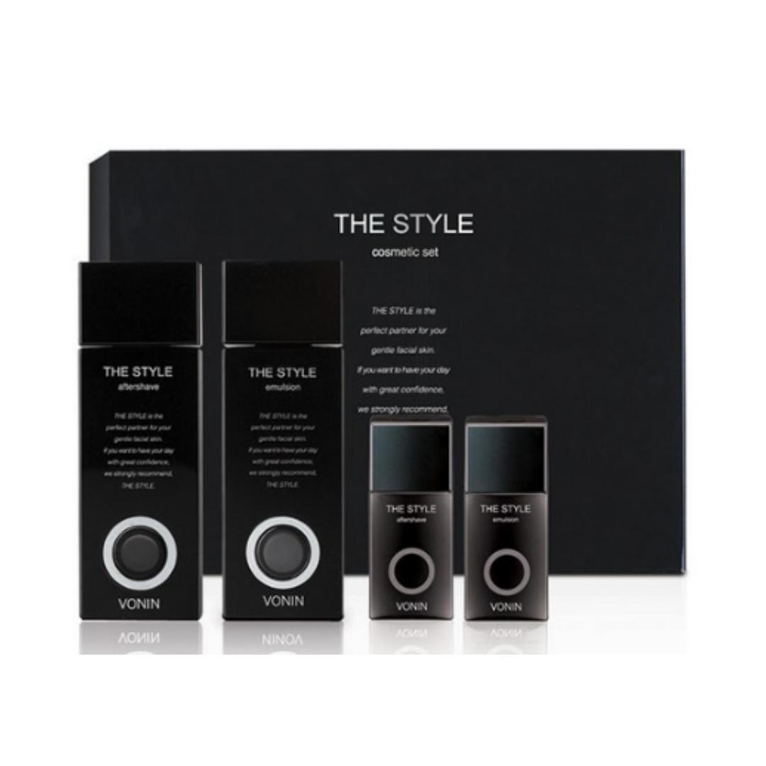 

Bonin The Style Мужской базовый набор из 2 предметов после бритья: 135 мл + 35 мл (два размера) эмульсионный (увлажняющий крем/лосьоны): 135 мл + 35 мл (два размера)