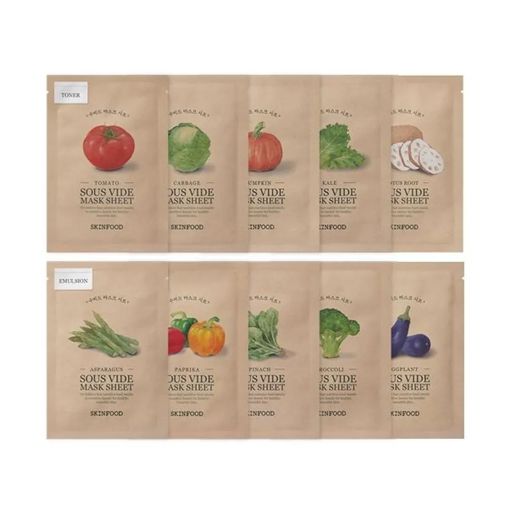 

[10+10 Sheets] Sous Vide Mask - Choose 2 from 10 Types / Select by Skin Concern Youngbyachu