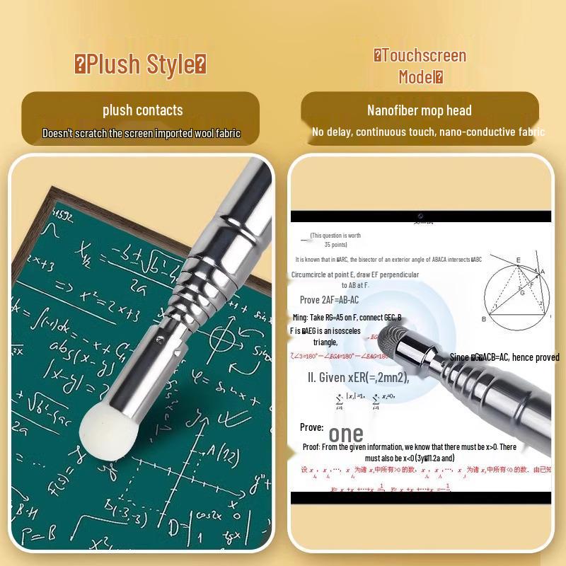Teacher's Telescopic Touchscreen Pointer for Classroom Whiteboards and Multimedia