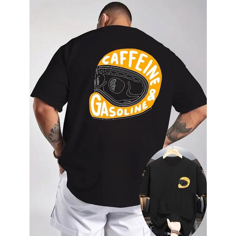 

New Summer Men S Casual Short-Sleeve T-Shirt with Round Neck, Featuring Prints . It Is Refreshing And Comfortable, for Outdoor Activities 4XL