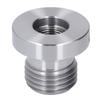 Holzbearbeitungs-Drehbank-Spindelkopf-Spindeladapter Edelstahl 8TPI Außengewinde 33mmx8TPI Innengewinde 20mmx8TPI Drehbank-Spindeladapter