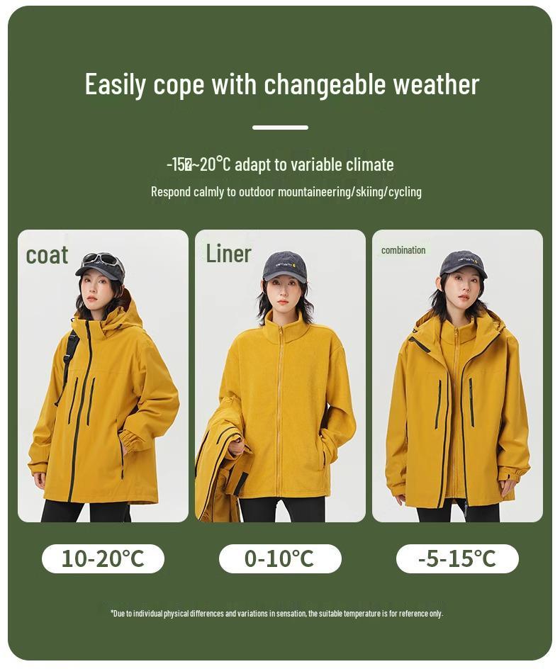 Unisex Outdoor Heat-Sealed Windbreaker: Mountain-Style Camping, Leisure & Hiking Gear for Autumn/Winter