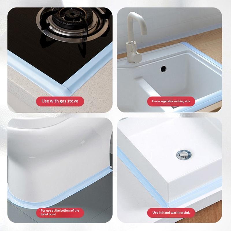 3.2/5M Self Adhesive Pvc Sealing Tape Oil Proof Waterproof Kitchen Sink Bathroom Toilet Wall Sticker