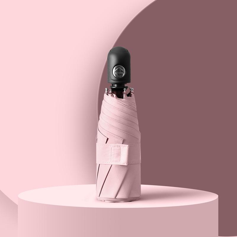 50% off automatic sun umbrella umbrella women's sunscreen UV protection parasol small fresh weather and rain umbrella folding umbrella