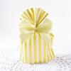 50Pcs 14x20cm Striped Baked Biscuit Bundle Pocket Candy Nougat Packaging Party Decor Gift Bags (No Ribbon)