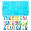 Silicone Alphabets Resin Casting Molds Ste Reusable Letter Mold Set for Jewelry Making Keychains Pendants Crafts