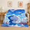 Dream D-Doraemon Cartoon Soft Flannel Throw Blanket,Warm Cozy Blanket for Bed,Couch,Sofa,Bedroom,Living Room,Travel,Camping Gift