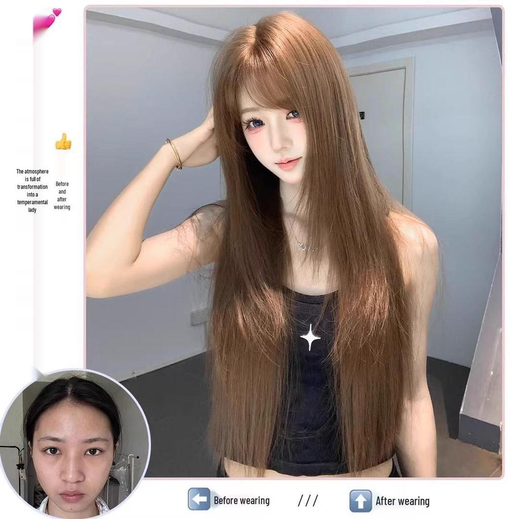 Vintage Baby Dreamlike Wig: Long, Age-Reducing Lolita Style for Women - Full Head with Elegant Atmosphere