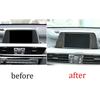 Navigation Panel Trim ABS Carbon Fiber 2016-2019 Central Console For BMW X1 F48