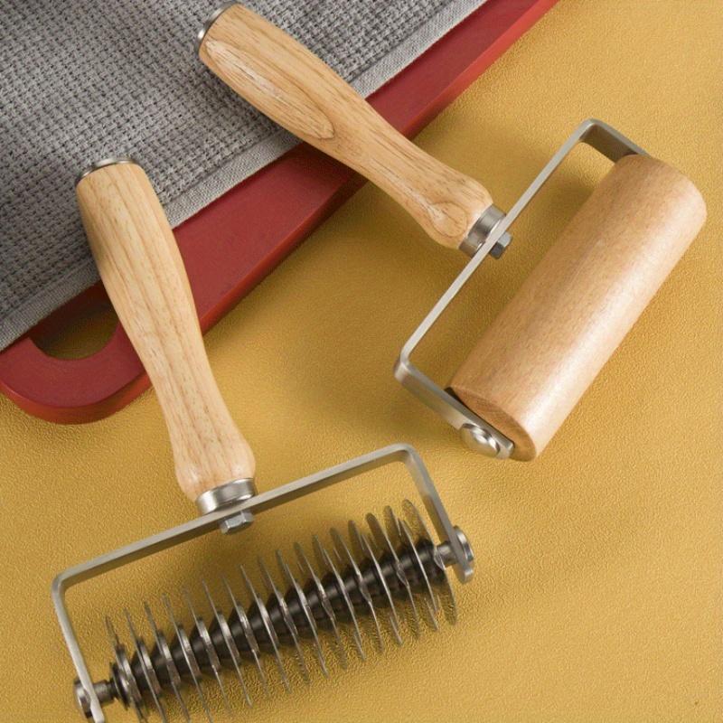 Kreativní nástroje na pečení Jehla na pizzu Váleček Punč Dezertní protahovací nůž Válečkový nůž Hůl z dubové mouky Váleček
