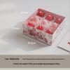 Handmade Cute Strawberry Scented Soy Wax Candle – Creative Birthday Party Favor Gift