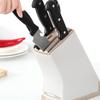 Knives Block Holder Plastic Space Saving Knives Draining Organizer Stand for Kitchen Counter Knives 