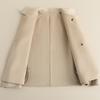 Double-sided woolen coat women's short loose high-end fashion autumn new woolen coat small woman