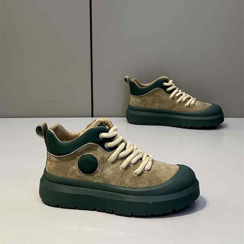 

Чоловічі ретро черевики Модні та універсальні Прості та атмосферні Вуличний стиль Чоловіче повсякденне взуття 42 зелений