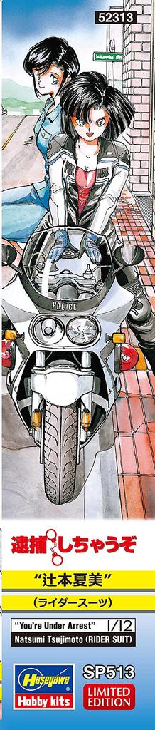 Hasegawa Arrest Natsumi Tsujimoto Scale Unpainted Resin Kit SP513 I'll (Rider Suit) 1/12