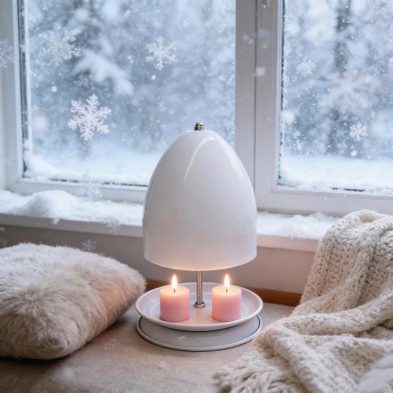 Teelicht Kerzenheizung Metall Dekorative Kerzenheizlampe Winter Kerze Handwärmofen Party Zuhause Schlafzimmer Tischdekoration