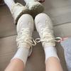 New summer ins Hong Kong style niche waffle sports couple shoes ulzzang retro student running