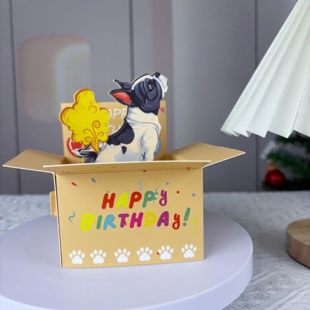 Novelty 3D Birthday Greeting Card Funny Invitation Card Happy Birthday Card Birthday Party