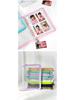 A5 Transparent PVC Ring Binder Notebook Planner, 6-Hole Photo Album with Removable Cover (A6 Compatible)