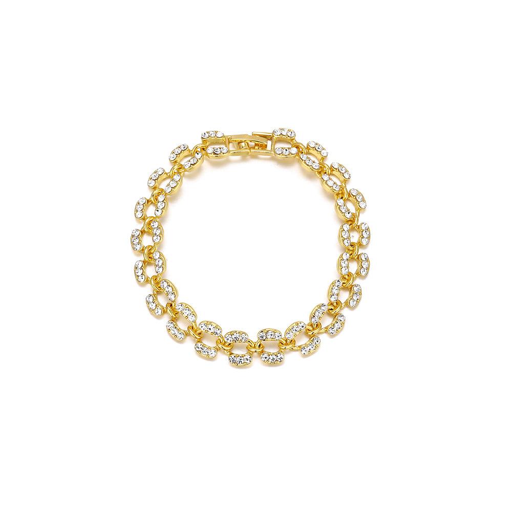Bracelet, Personalized Retro Point Diamond Geometric Roman Bracelet Bracelet Jewelry